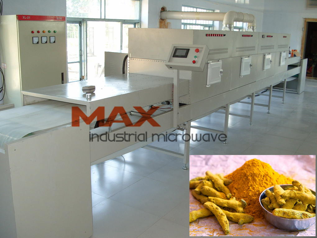 Turmeric sterilizing and drying machine